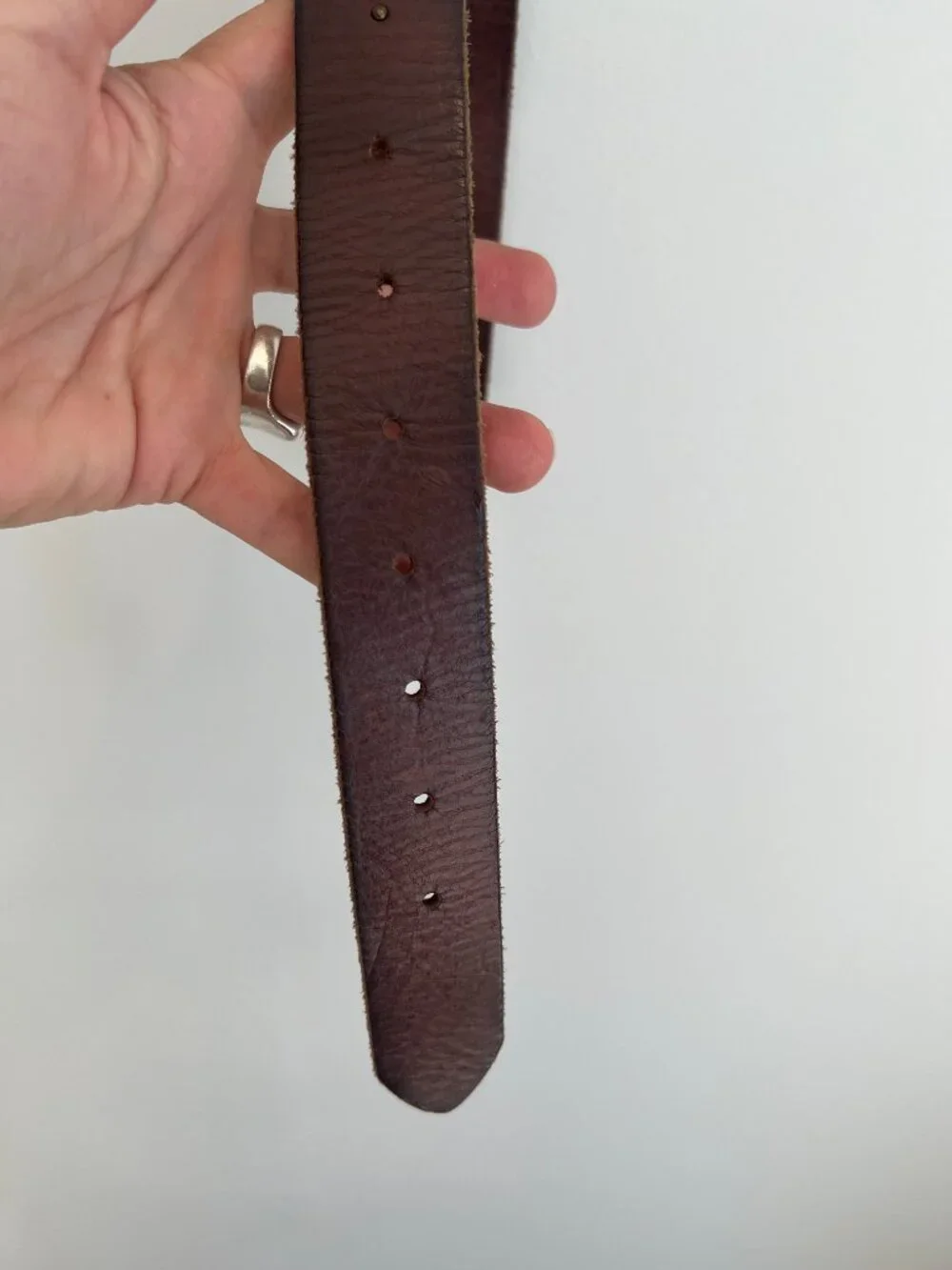 Lucky Brand Women's Studded Leather Belt – Dark Brown, Size XLarge – EUC
